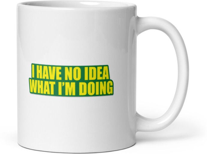 Mr UVD No Idea What I'M Doing Ceramic Coffee Mug - Image 3