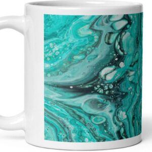 Mr UVD Ocean Water Illustration Ceramic Coffee Mug