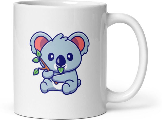 Mr UVD Panda (Koala) Vector Ceramic Coffee Mug - Image 4