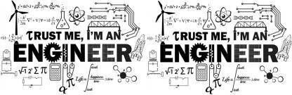 Mr UVD Premium Quality Engineer Quote Printed Glossy Finished , 1 Piece, White, 330ml Ceramic Coffee Mug - Image 2