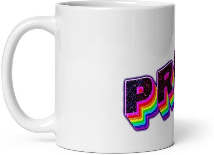 Mr UVD Pride in colourful letter 980 Gift Item for Friends Kids Ceramic Coffee Mug - Image 2