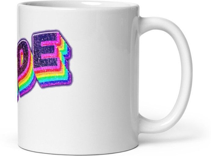 Mr UVD Pride in colourful letter 980 Gift Item for Friends Kids Ceramic Coffee Mug - Image 4
