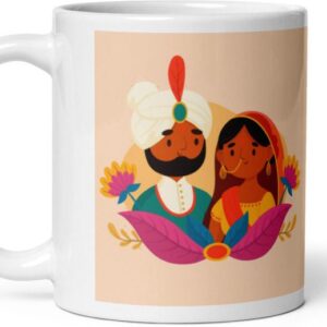 Mr UVD Punjabi Couples Marriage Ceramic Coffee Mug