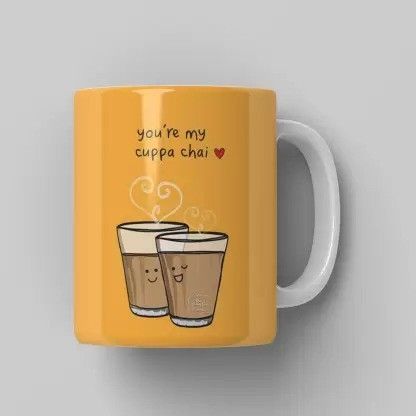 Mr UVD You're My Cuppa Tea Ceramic Coffee Mug (350 ml) Ceramic Coffee Mug - Image 3