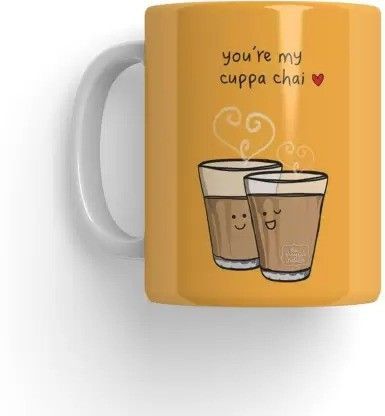 Mr UVD You're My Cuppa Tea Ceramic Coffee Mug (350 ml) Ceramic Coffee Mug - Image 2